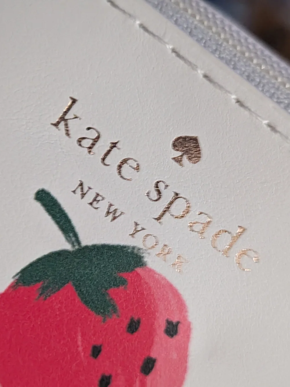 Kate Spade Strawberry Pencil Case With Extras